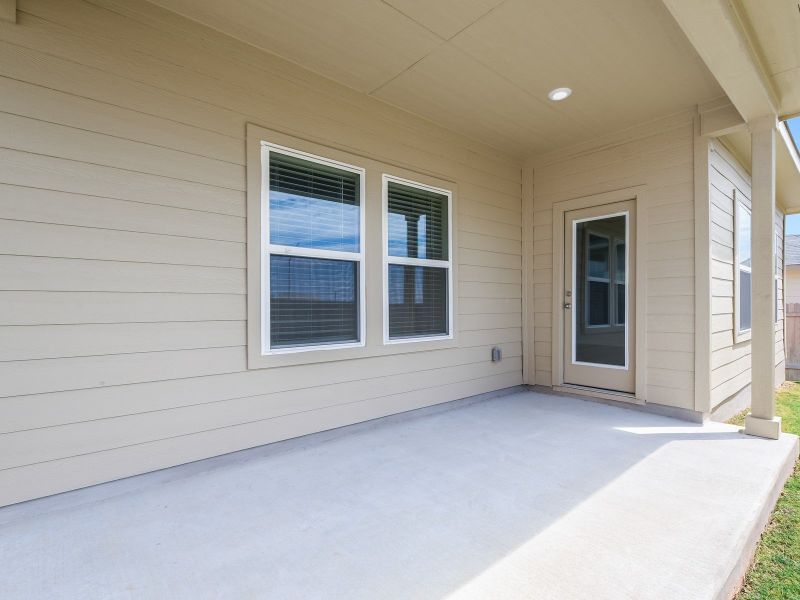 Get some shade outside on the back patio.