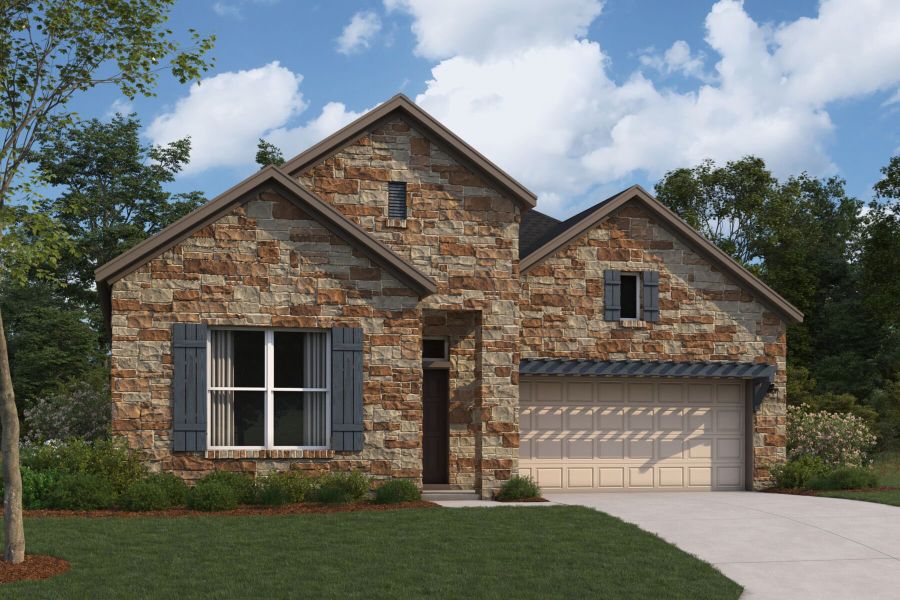 New construction Single-Family house Continental II, 1403 North Roger Hanks Parkway, Dripping Springs, TX 78620 - photo