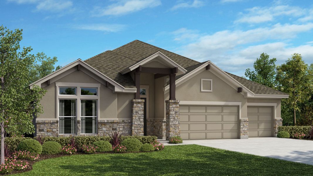 New construction Single-Family house Caporina, 117 Civita Road, Liberty Hill, TX 78642 - photo