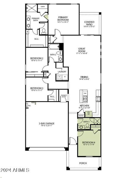 Lot 101 Floorplan