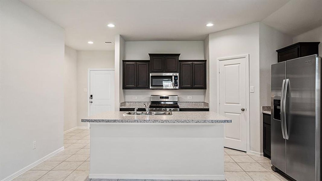 Kitchen - All Home and community information, including pricing, included features, terms, availability and amenities, are subject to change at any time without notice or obligation. All Drawings, pictures, photographs, video, square footages, floor plans, elevations, features, colors and sizes are approximate for illustration purposes only and will vary from the homes as built.