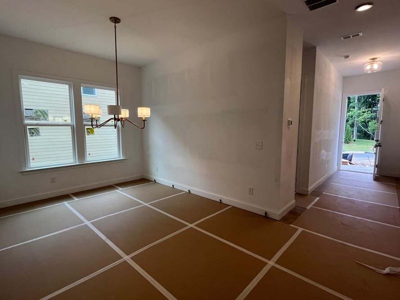 Dining Area Construction Progress