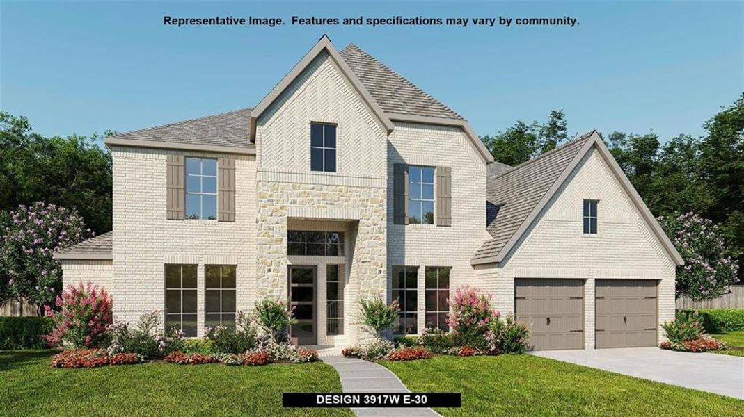 New construction Single-Family house 12937 Whitewater Way, Conroe, TX 77302 Design 3917W- photo