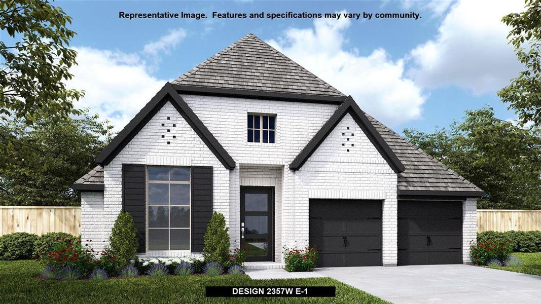 New construction Single-Family house Design 2357W, 113 Shoreview Drive, Rhome, TX 76078 - photo