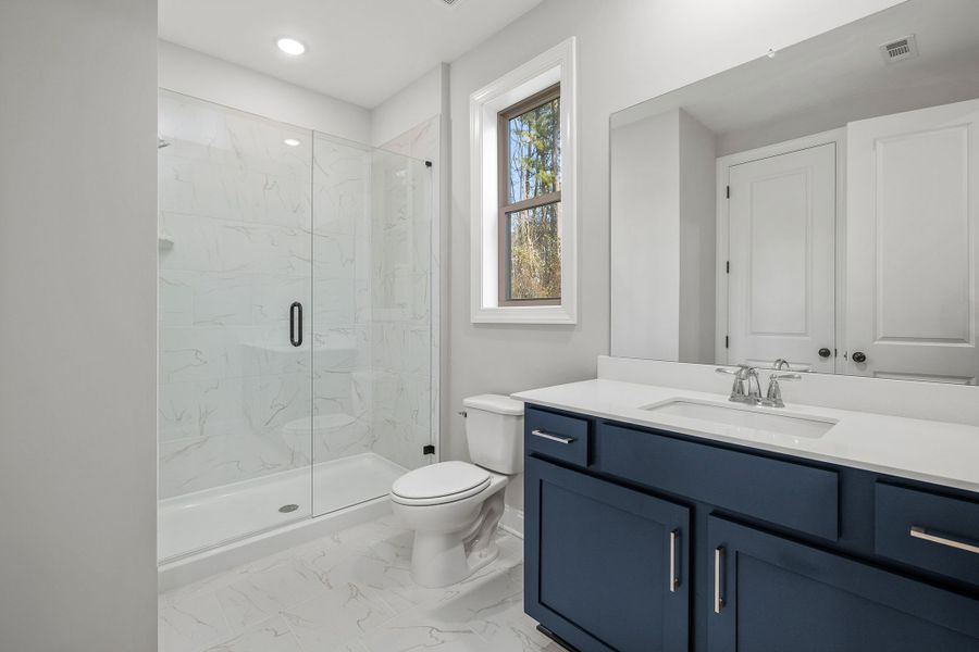 Spa-like bathroom featured in bedroom 5