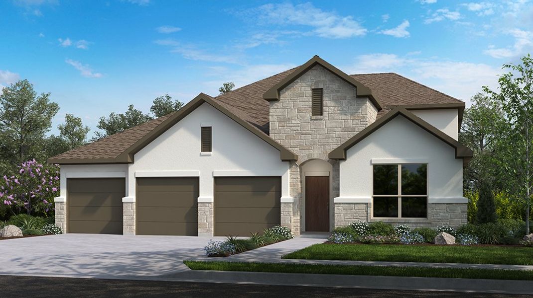 New construction Single-Family house Chrysolite, 204 Barton Oak Trail, Georgetown, TX 78628 - photo