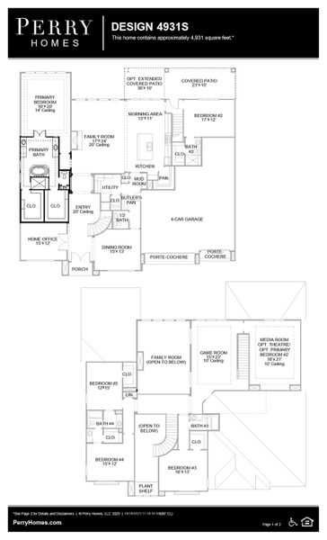 Floor Plan for 4931S