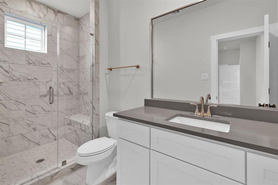 Bath 3 @ 1st Floor*pictures are from previous model home, selections will vary*