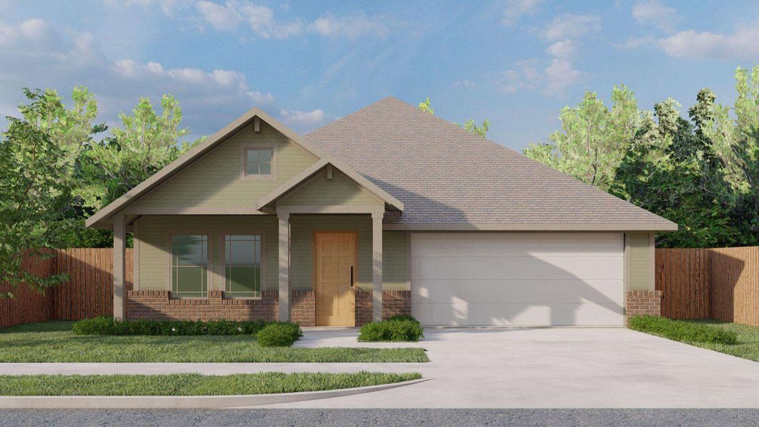 New construction Single-Family house The Morganite, 437 Rose Avenue, Cleburne, TX 76033 - photo