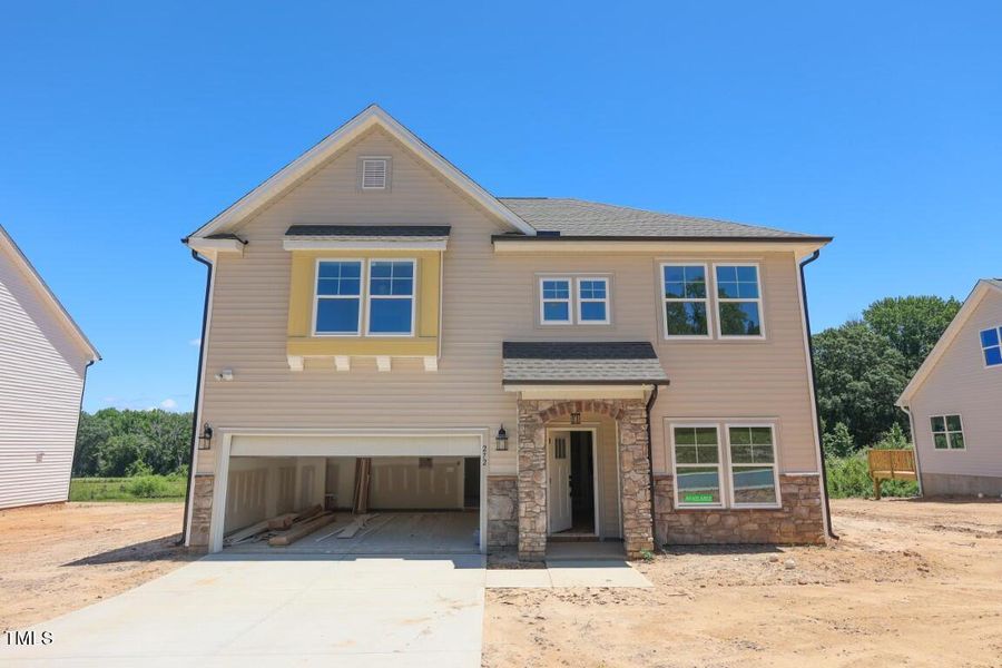 New construction Single-Family house 272 Pecan Valley Way, Four Oaks, NC 27524 Bluebell-C- photo