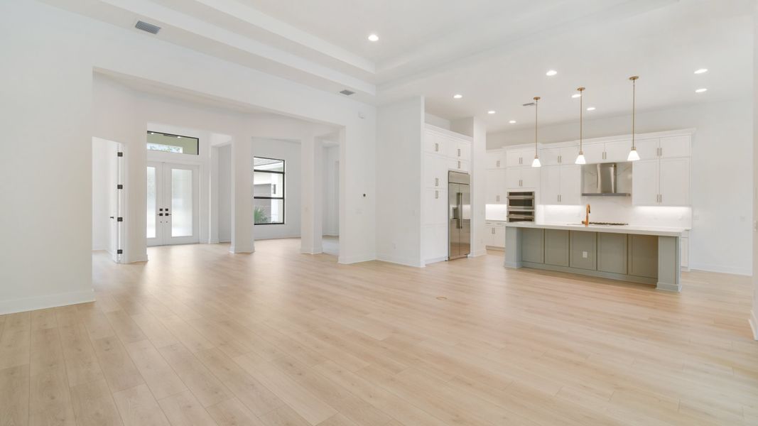 Great Room into Kitchen