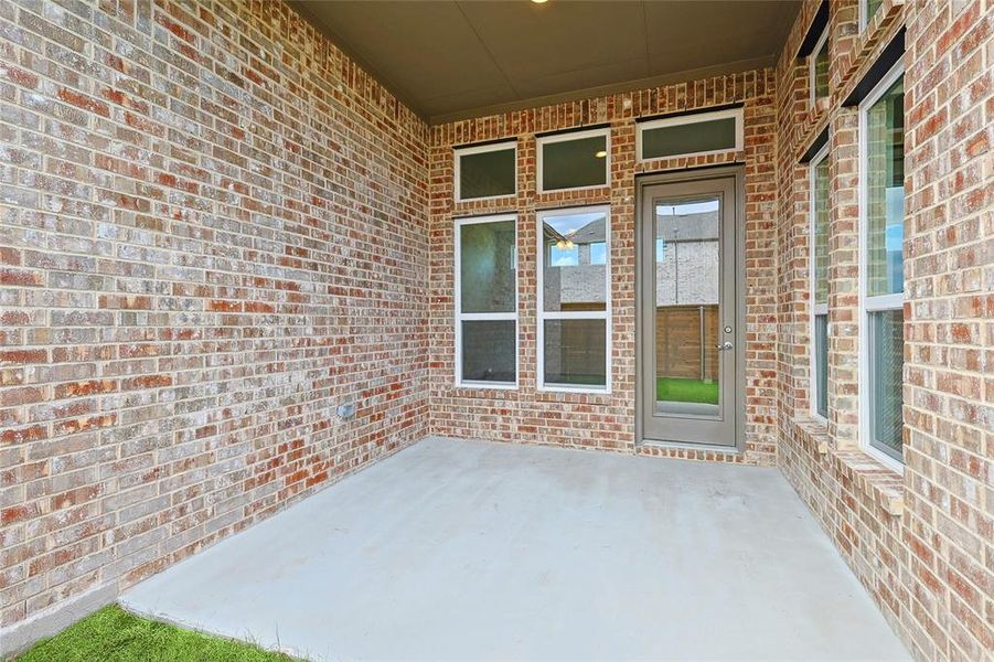 View of patio