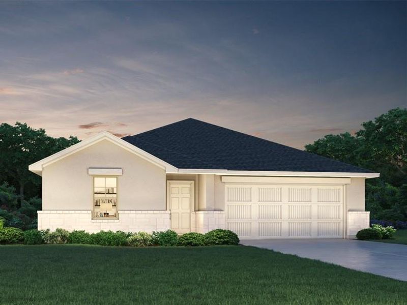 New construction Single-Family house 10304 Mager Ln, Hutto, TX 78634 The Oleander (C401)- photo