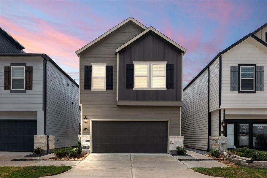 Welcome home to 14751 Slow River Avenue located on a quiet street in McClendon Park Village and zoned to Alief ISD! This stunning home has lovely curb appeal, beautiful landscaping, stone and cement board elevation, modern traditional style, beautiful outdoor lantern and a double wide driveway!