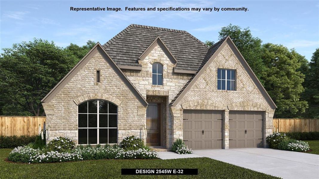 New construction Single-Family house 9734 War Party Trail, San Antonio, TX 78254 Design 2545W- photo
