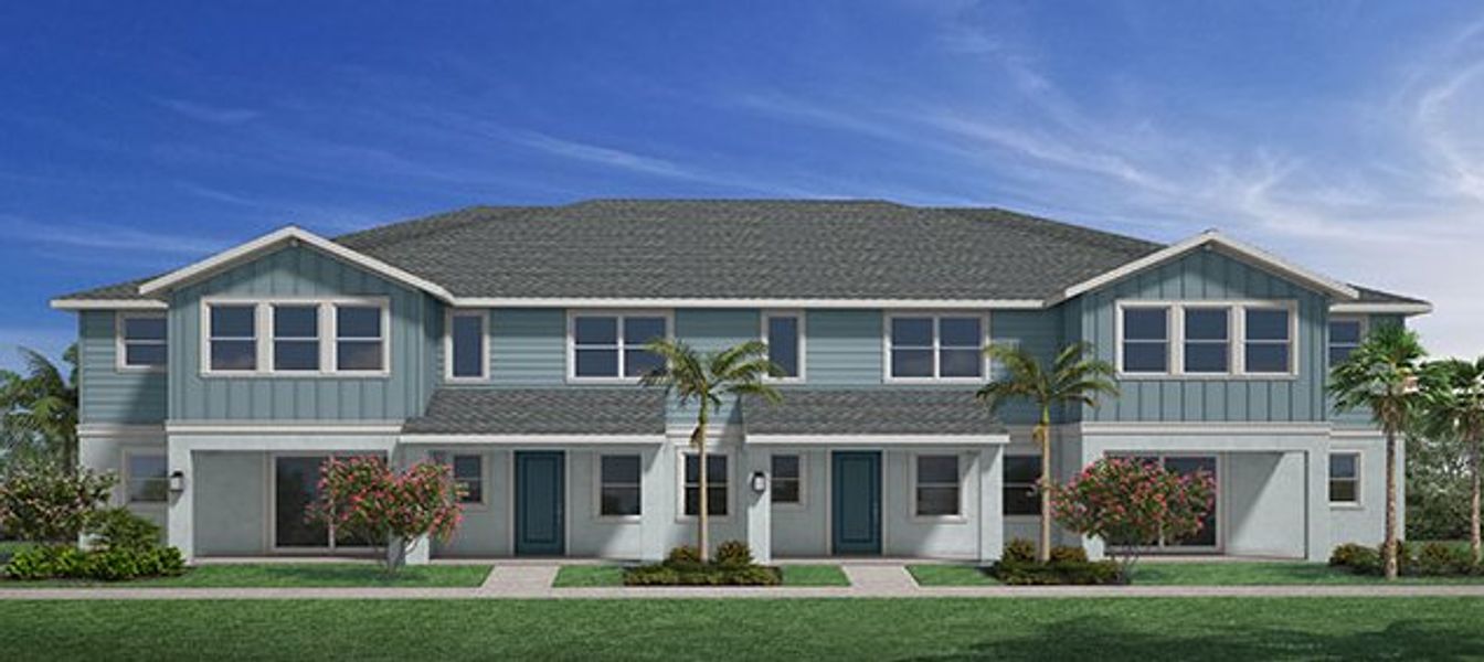 New construction Townhouse house Coral, 5220 Thatcher Court, Westlake, FL 33470 - photo