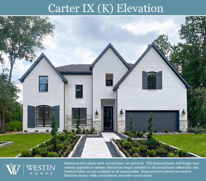 New construction Single-Family house 16222 Summer Aster Trail, Hockley, TX 77447 The Carter IX- photo