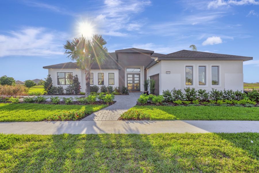 New construction Single-Family house Bismark 3 (Palm Collection), 15303 Serengeti Boulevard, Spring Hill, FL 34610 - photo