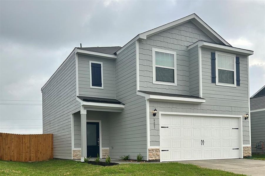 The welcoming exterior of the Mesquite floor plan.