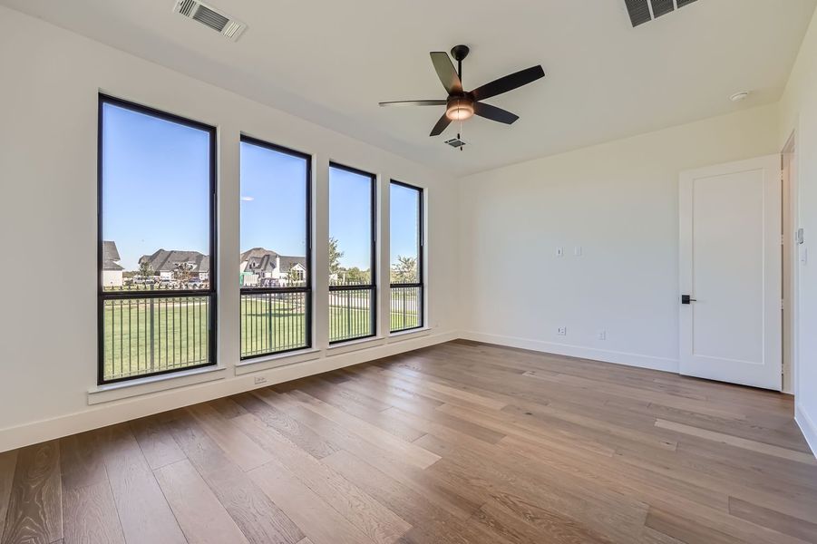 Plan 1573 main bedroom representative photo