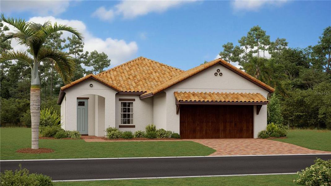 New construction Single-Family house 17140 Holly Well Avenue, Wimauma, FL 33598 Splendor II- photo