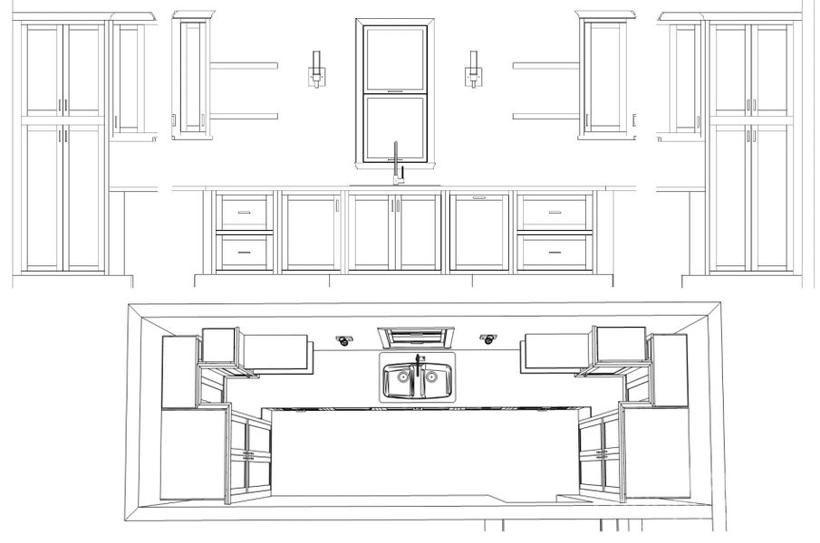 Pantry cabinet visual*For visual representation only