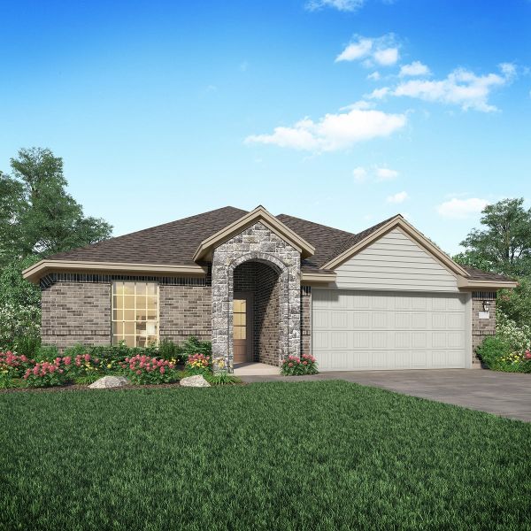 New construction Single-Family house Clover II, 1702 Sahara Drive, Crosby, TX 77532 - photo