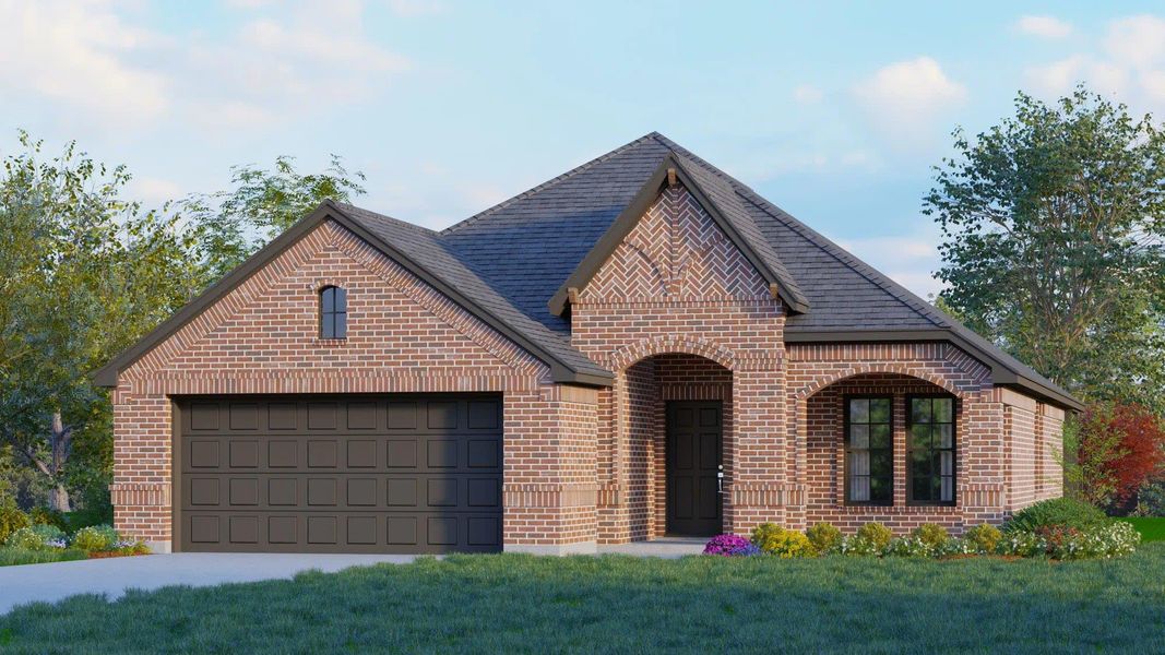 Elevation B | Concept 1991 at Summer Crest in Fort Worth, TX by Landsea Homes