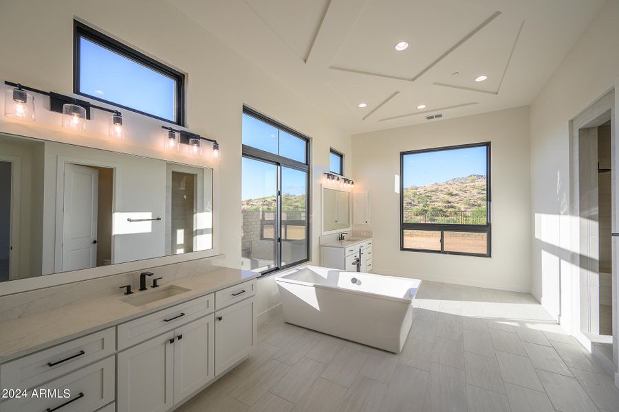 Freestanding Tub at Master Bath