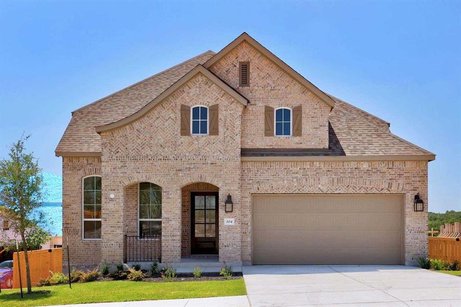 New construction Single-Family house 204 Texas Bluebonnet Trl, Georgetown, TX 78628 510 Plan- photo