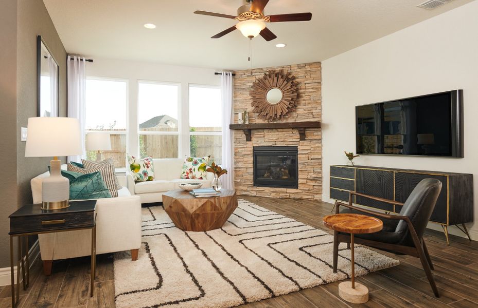 Gathering Room with Optional Fireplace