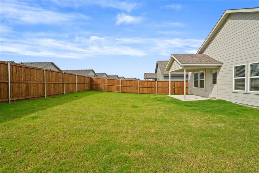 View of yard featuring a patio area