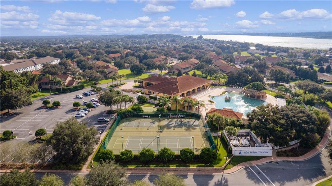 Tennis Anyone? Maybe Swimming and relaxing at the Cabana Bar? The Community Center has it all!