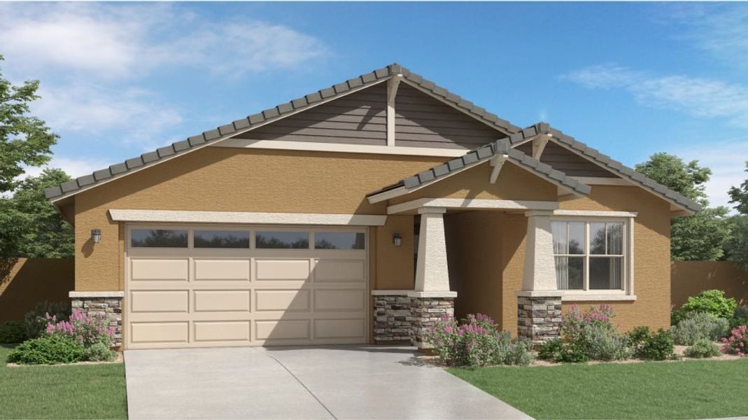 New construction Single-Family house Douglas Plan 4021, 640 S. Olympic Drive, Gilbert, AZ 85296 - photo