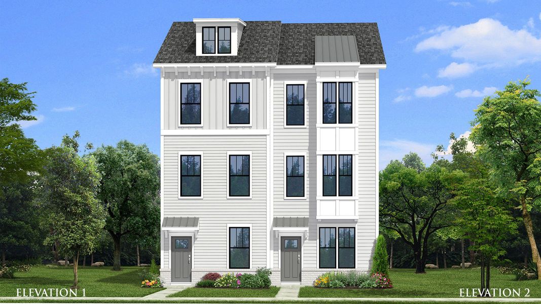 New construction Townhouse house 4210 Alexander View Drive, Charlotte, NC 28226 Henley II- photo