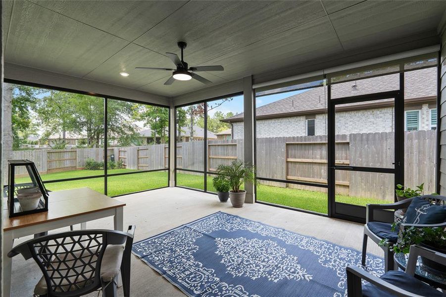 Covered Outdoor Screened Porch