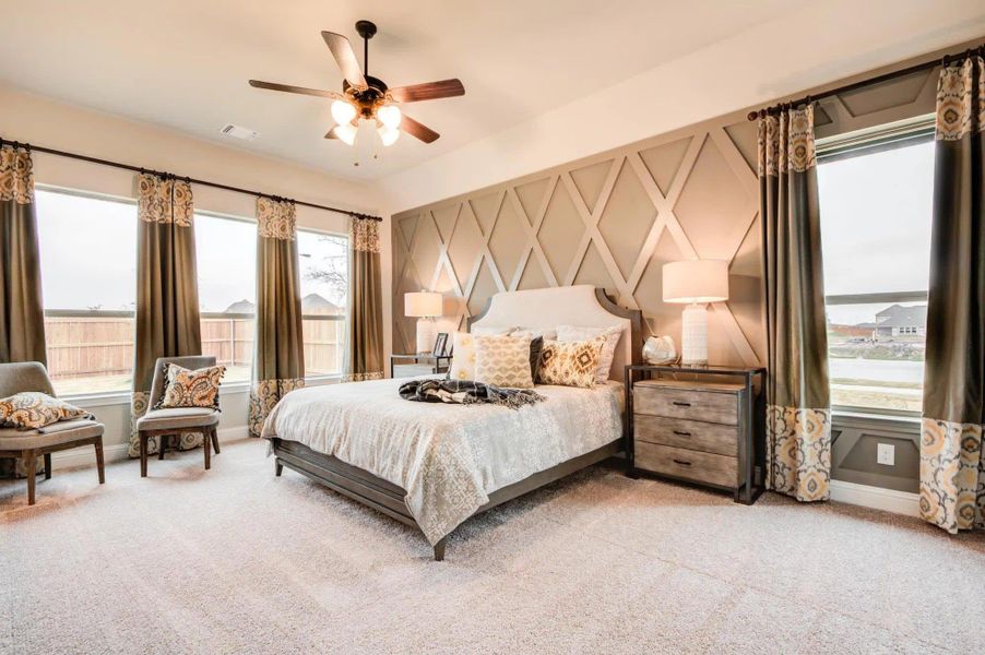 Primary Bedroom | Concept 2622 at Redden Farms - Signature Series in Midlothian, TX by Landsea Homes