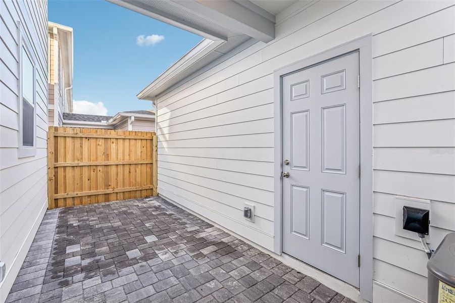 Private Courtyard Patio