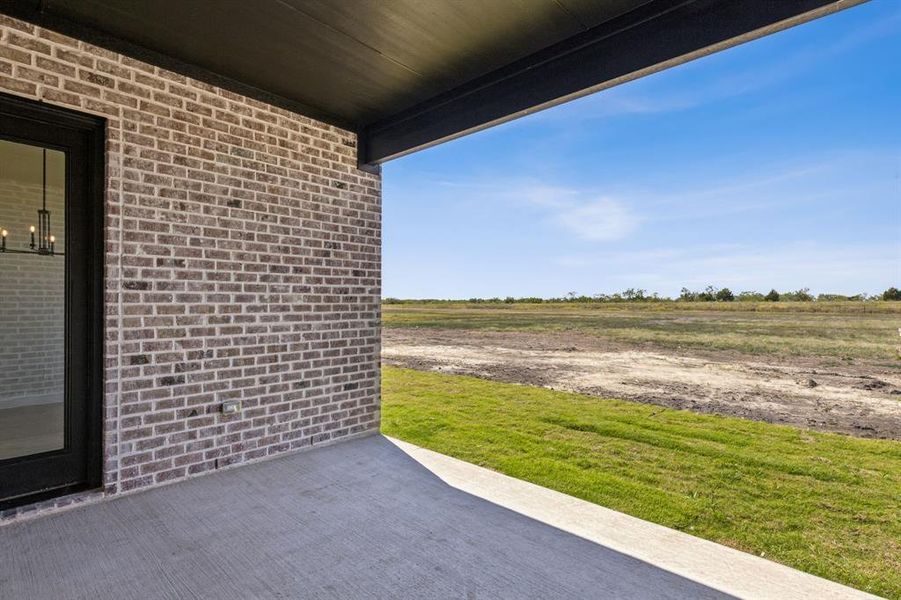 View of patio / terrace featuring a rural view