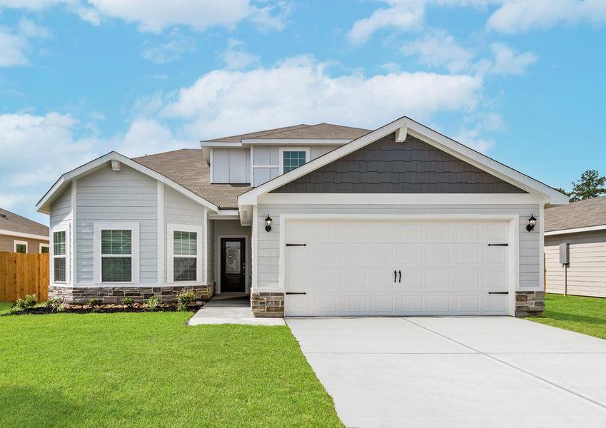 New construction Single-Family house Cypress, 15793 Bayberry Trace Drive, Conroe, TX 77303 - photo