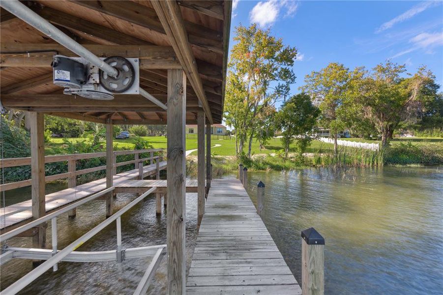 Boat House with Lift