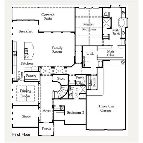 New construction Single-Family house 2105 Gardenia Court, Argyle, TX 76226 Pineland (4112-DL-60)- photo