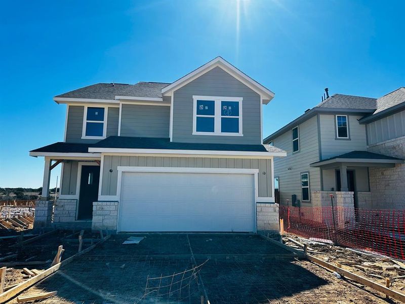 New construction Single-Family house 241 Travis Ln, Liberty Hill, TX 78642 Canyon- photo
