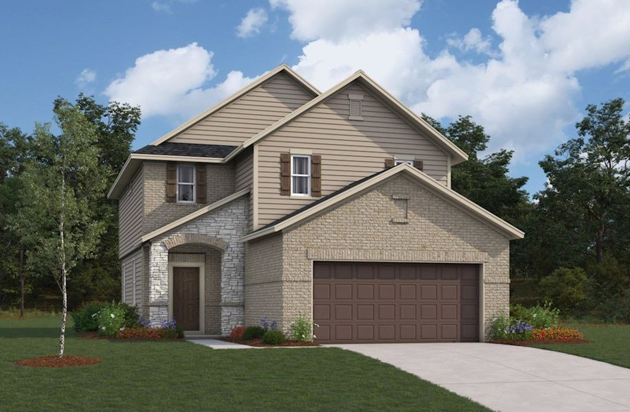 New construction Single-Family house Walker, 204 Orchard Laurel Drive, Alvin, TX 77511 - photo