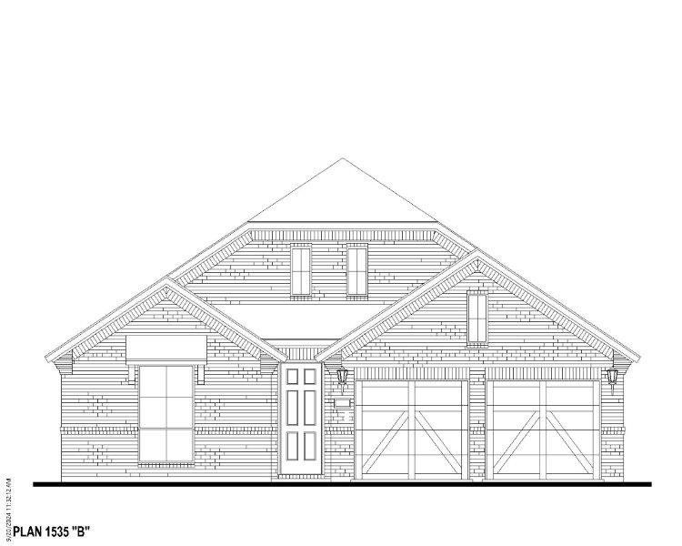 Plan 1535 Elevation B