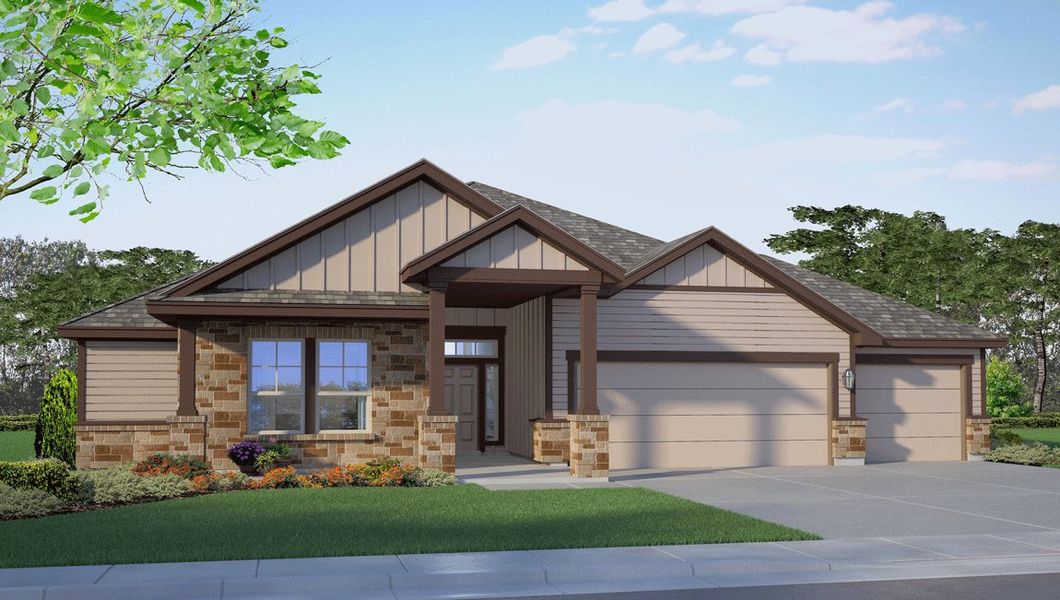 New construction Single-Family house 15060 Planeview Drive, Salado, TX 76571 The Sierra- photo