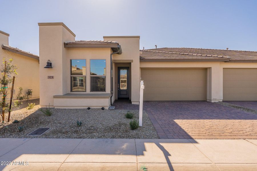 New construction Townhouse house 375 E Citrus Hollow Way, Queen Creek, AZ 85140 Valletta Exterior B- photo