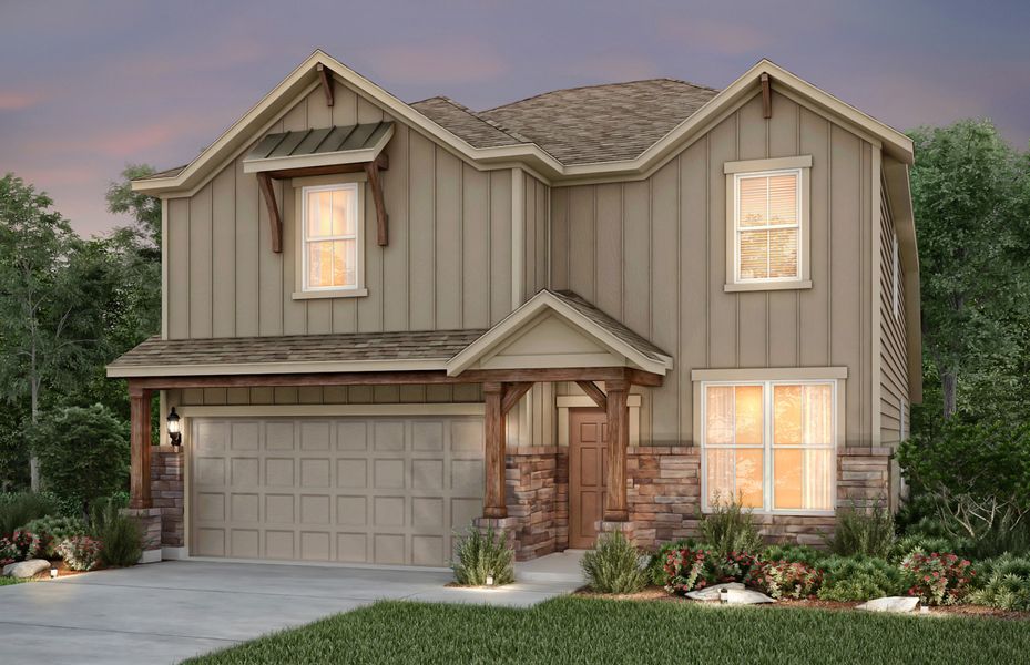 New construction Single-Family house Hamilton, 824 Cherrystone Loop, Buda, TX 78610 - photo