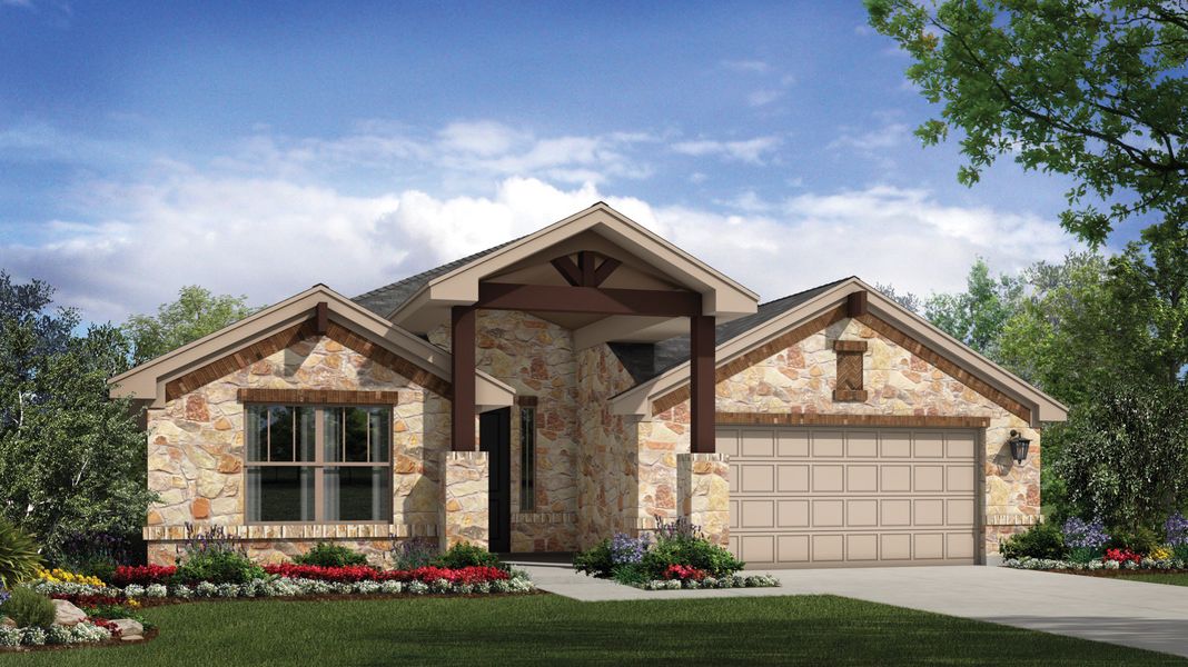 New construction Single-Family house Trinity, 868 Silver Fox, Cibolo, TX 78108 - photo