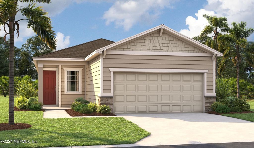 New construction Single-Family house 894 Cedar Slough Drive, Jacksonville, FL 32220 Balsam- photo